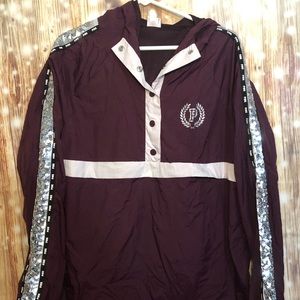 Victoria Secret PINK Anorak Blinged